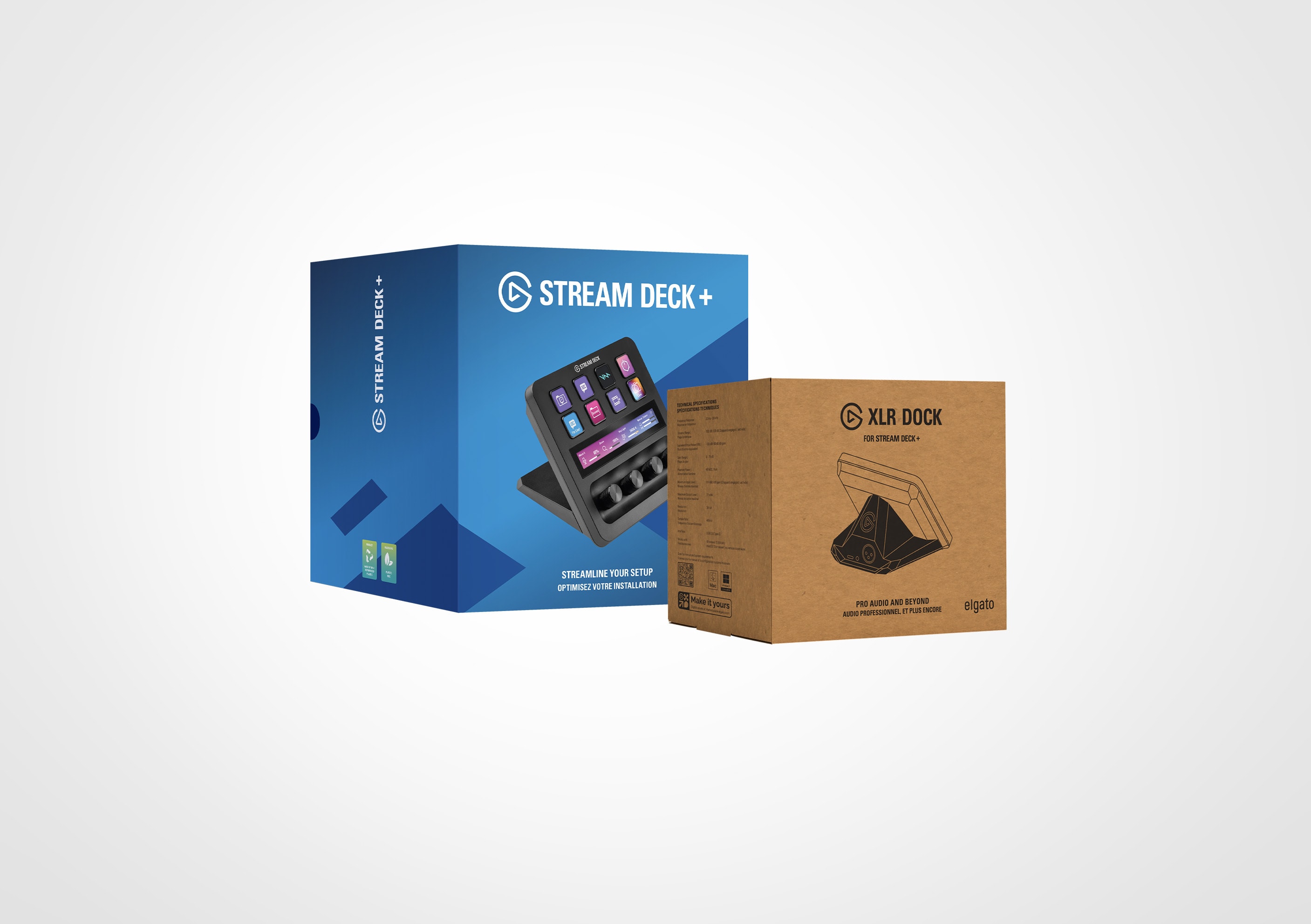 Stream Deck + and XLR Dock Bundle | Elgato Stream Deck + and XLR Dock Bundle | Elgato